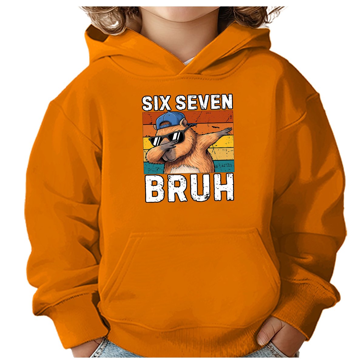 BLUZA DZIECIĘCA 67 SIX SEVEN VIRAL CAPYBARA 104 CHŁOPIĘCA DZIEWCZĘCA