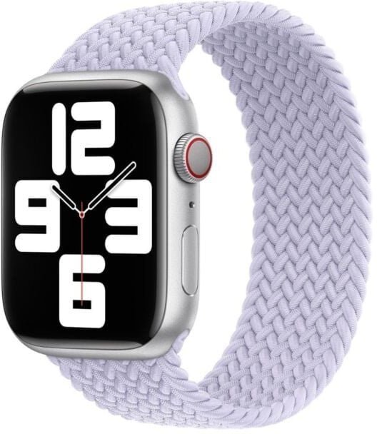Apple Opaska WATCH BRAIDED STRAP SOLO MQYD3ZM/A 40/41/42MM PURPLE FOG SIZE 5 oryginalna plomba