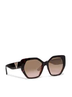 Okulary przeciwsłoneczne - Guess Okulary przeciwsłoneczne GU7741 5752G Brązowy - miniaturka - grafika 1
