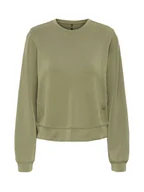 Bluzy damskie - ONLY Bluza Maya 15361163 Zielony Regular Fit - miniaturka - grafika 1