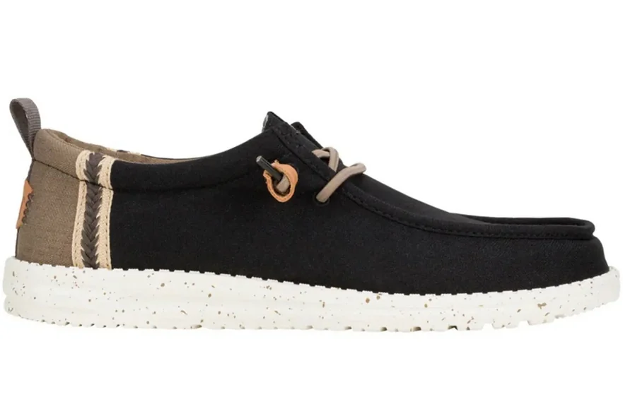Buty męskie HEY DUDE WALLY SUMMER LINEN 43086-02M czarny 41