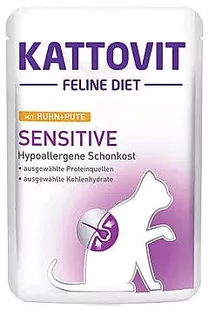 Kattovit Sensitive kurczak+indyk 85g saszetka - Mokra karma dla kotów - miniaturka - grafika 1