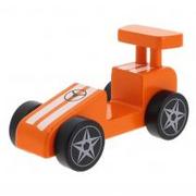 Samochody i pojazdy dla dzieci - Zabawka drewniana Racing Car Orange Trefl - miniaturka - grafika 1