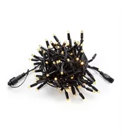 Lampy ogrodowe - Świąteczne lampki na choinkę 5m 100 LED 9,2W biała ciepła - miniaturka - grafika 1