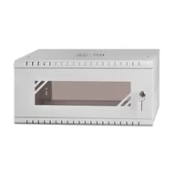Szafy rack - Stalflex Szafa wisząca RACK 19" 4U RC19-4U-350GG 523mm x 230mm x 350mm RC19-4U-350GG - miniaturka - grafika 1