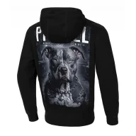 Odzież taktyczna i umundurowanie - Bluza z kapturem Pit Bull Seria Regular Street King '24 - Czarna M - miniaturka - grafika 1