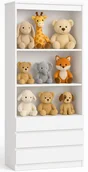 Półki i regały dla dzieci - Biały dziecięcy regał na zabawki z szufladami Z1-G78 - miniaturka - grafika 1