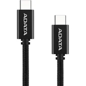 Kable komputerowe i do monitorów - ADATA CACC-100PN-BK kabel USB USB 2.0 1 m USB C Czarny - miniaturka - grafika 1