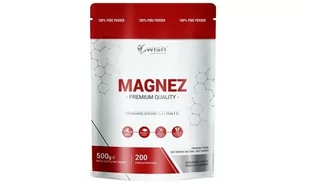 Wish Pharmaceutical PHARMACEUTICAL Cytrynian Magnezu 500 g - Witaminy i minerały dla sportowców - miniaturka - grafika 1