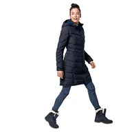 Płaszcze damskie - Jack Wolfskin Selenium płaszcz damski, kolor czarny, niebieski, xxl 1202081-1910006 - miniaturka - grafika 1