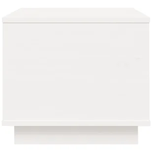 Lumarko Stolik kawowy, biały, 40x50x35 cm, lite drewno sosnowe - Ławy i stoliki kawowe - miniaturka - grafika 7