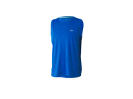Koszulki sportowe męskie - CRIVIT Top funkcyjny męski do biegania (Niebieski, XL (56/58)) - miniaturka - grafika 1