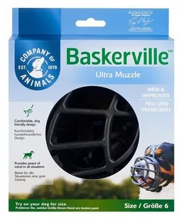 Baskerville Kaganiec Ultra-6 czarny - Kagańce dla psów - miniaturka - grafika 1