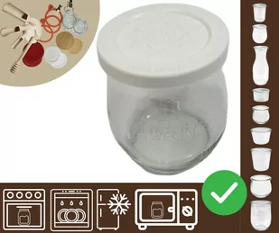 Słoiki WECK / plastikowe wieko słoik 220ml TULIP / Wamar-Sosenka - Pojemniki kuchenne - miniaturka - grafika 1