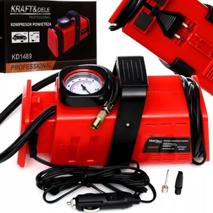 Kompresor samochodowy Kraft&Dele KOMPRESOR SAMOCHODOWY SPRĘŻARKA POMPKA 230/12V 7ba - Sprężarki i kompresory - miniaturka - grafika 1