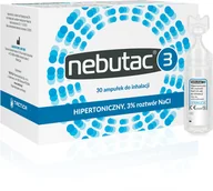 Przeziębienie i grypa - TACTICA PHARMACEUTICALS SP. Z O.O. Nebutac 3 hipertoniczny 3% roztwór NaCl do inhalacji 30x 4 ml 9083063 - miniaturka - grafika 1