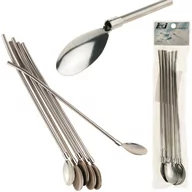 Słomki do napojów - Słomki Łyżeczki Metalowe 6Szt Długie Latte Deserów - miniaturka - grafika 1