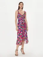 Sukienki - Nissa Sukienka letnia RC14754 Kolorowy Regular Fit - miniaturka - grafika 1