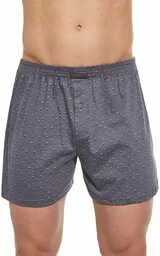 Bokserki męskie Cornette Comfort 008/242 szare 3-5XL - Majtki męskie - miniaturka - grafika 1