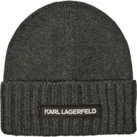 Czapki dla dzieci - Karl Lagerfeld Kids Czapka z dodatkiem wełny - miniaturka - grafika 1