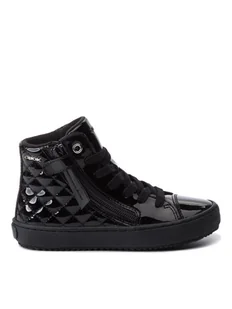 Geox Sneakersy J Kalispera G. D J944GD 000HH C9999 S Czarny - Buty dla dziewczynek - miniaturka - grafika 1