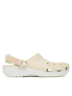 Klapki i japonki męskie - Crocs Klapki Classic Turbo Clog 211287 Beżowy - miniaturka - grafika 1