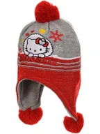 Czapki damskie - Hello Kitty Czapka "Hello Kitty" w kolorze czerwono-szarym - miniaturka - grafika 1