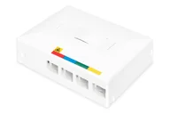 Pozostałe akcesoria sieciowe - Digitus Pusta obudowa FTTX dla 4 złączy SC SX / LC DX DN-931093 - miniaturka - grafika 1
