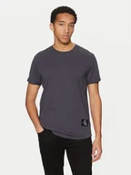 Koszulki męskie - Calvin Klein Jeans T-Shirt J30J323482 Granatowy Regular Fit - miniaturka - grafika 1