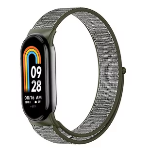 Opaska nylonowa Vanfone do Xiaomi Mi Band 8, khaki - Akcesoria do smartwatchy - miniaturka - grafika 1