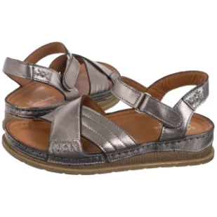 Sandały Srebrne L7064-35/00-1 (MA1393-b) Maciejka - Sandały damskie - miniaturka - grafika 1