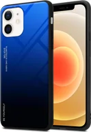 Etui i futerały do telefonów - Etui Cadorabo do Apple iPhone 12 MINI Etui ochronne w kolorze czarnym Etui na telefon komórkowy Etui TPU Etui ze szkła hartowanego - miniaturka - grafika 1