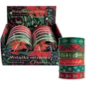 Akcesoria do pakowania - Wstążka satynowa 3m (12szt.) CHRISTMAS INTERDRUK - miniaturka - grafika 1