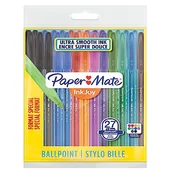 Długopisy - Długopisy Paper Mate InkJoy 100ST | Średnia końcówka (1,0 mm) | Asortyment wesołych kolorów | 27 szt. - miniaturka - grafika 1