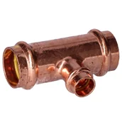 Łączniki, trójniki, kształtki - Trójnik redukcyjny 28 x 15 x 28 CU B Press Gas - miniaturka - grafika 1