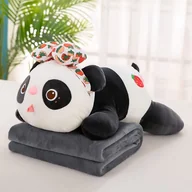 Koce i narzuty dla dzieci - PiekneSny PODUSIO KOCYK 2w1 PANDA - miniaturka - grafika 1