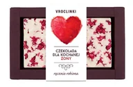 Czekolada - Czekolada Biała Z Malinami Dla Kochanej Żony - miniaturka - grafika 1