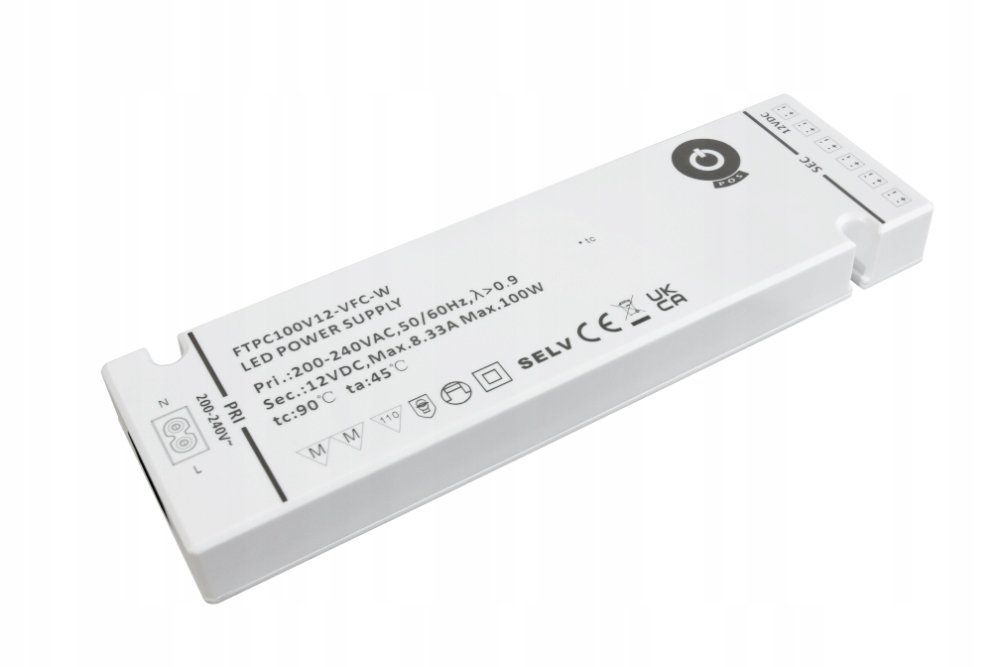 POS zasilacz meblowy do led 12V 100W