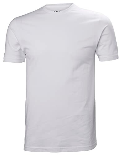 Helly Hansen Mens Crew T-Shirt 2.0, White, L
