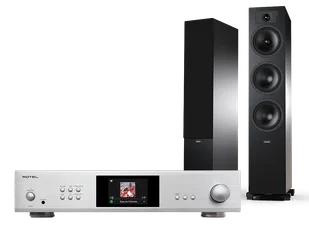 Rotel S14 (srebrny) + Tesi 6 (czarny) - Zestawy stereo - miniaturka - grafika 1