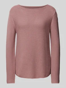 Sweter o kroju regular fit z dzianiny z bawełny - Swetry damskie - miniaturka - grafika 1