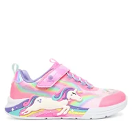 Buty dla dziewczynek - Sneakersy Skechers Unicorn Chaser 302298L PKMT Różowy - miniaturka - grafika 1