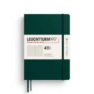 Planery - Notatnik Leuchtturm1917 A5, 411 stron, linie, Forest Green - miniaturka - grafika 1