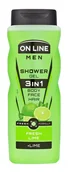 Żele pod prysznic dla mężczyzn - On Line Men Żel pod prysznic 3in1 Fresh Lime dla mężczyzn 410ml - miniaturka - grafika 1