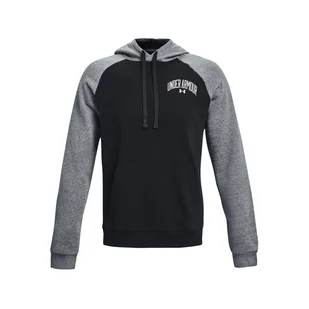 Męska Bluza UNDER ARMOUR UA RIVAL WM COLORBLOCK HD 1373363-001 – Czarny - Bluzy męskie - miniaturka - grafika 1