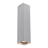 Lampy sufitowe - Tecno lampa sufitowa 1xGU10 aluminium CLN-37492-L-ALU - miniaturka - grafika 1