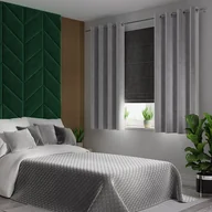 Zasłony - VELVI Zasłona gotowa na przelotkach, szerokość 140 x wysokość 160cm, kolor 005 jasny szary VELVI0/ZGP/005/140160/1 - miniaturka - grafika 1