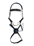 Maskotki i pluszaki - Ogłowie meksykańskie dla Hobby Horse w kolorze beżowym - miniaturka - grafika 1