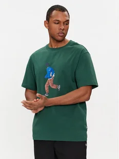 New Balance T-Shirt Athletics MT41579 Zielony Relaxed Fit - Koszulki męskie - miniaturka - grafika 1