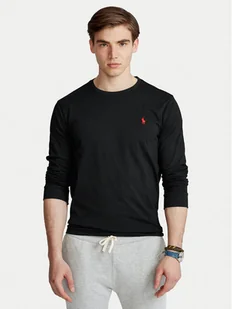 Polo Ralph Lauren Longsleeve Classics 710671468001 Czarny Custom Slim Fit - Koszulki męskie - miniaturka - grafika 1